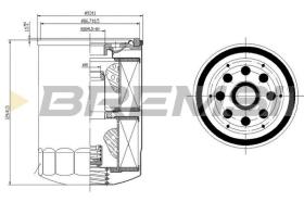  FL1422 - OIL FILTER OPEL, MAZDA, SUZUKI, ISUZU