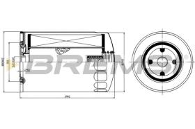  FL1425 - OIL FILTER FIAT, IVECO