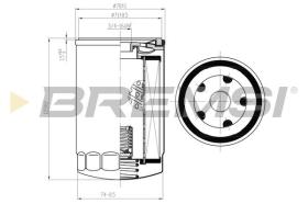  FL1439 - OIL FILTER AUDI