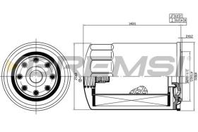  FL1452 - OIL FILTER NISSAN, ASTON MARTIN, TVR