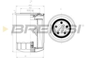  FL1772 - OIL FILTER MITSUBISHI, DAIHATSU