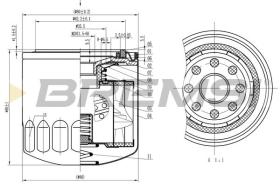  FL1818 - OIL FILTER FORD, OPEL, HYUNDAI, MAZDA