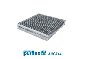 PURFLUX AHC744 - FILTRE AIR CABINE CARBON AHC744 BAG